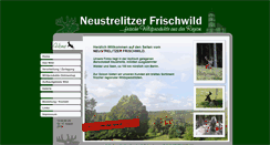 Desktop Screenshot of neustrelitzer-frischwild.de